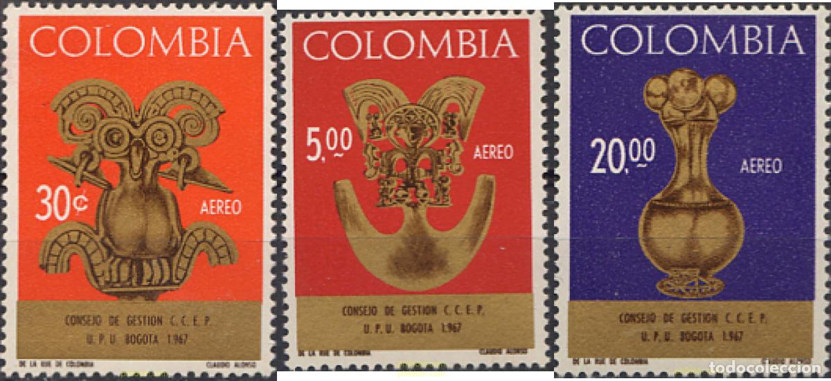 Sellos: 371063 MNH COLOMBIA 1967 CONSEJO DE GESTION DE LA UNION POSTAL UNIVERSAL CCEP