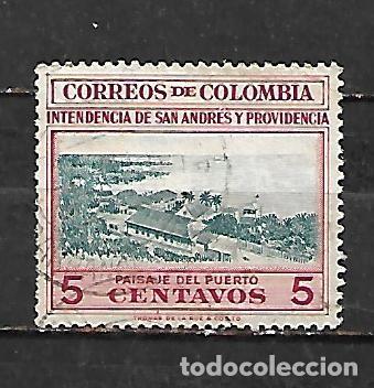 Timbres: 1956: Aspectos colombianos - El puerto de San Andr&eacute;s (usado)