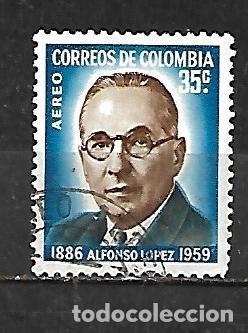 Sellos: 1961: Alfonso L&oacute;pez Pumarejo, 1886-1959 (usado)