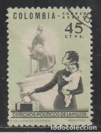 Sellos: COLOMBIA // YVERT 431 AEREO // 1963-64 ... USADO