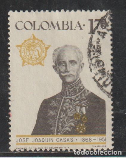 Sellos: COLOMBIA // YVERT 469 AEREO // 1967 ... USADO