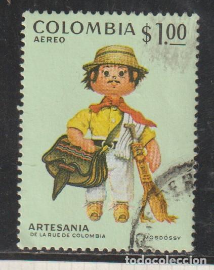 Sellos: COLOMBIA // YVERT 548 AEREO // 1972 ... USADO