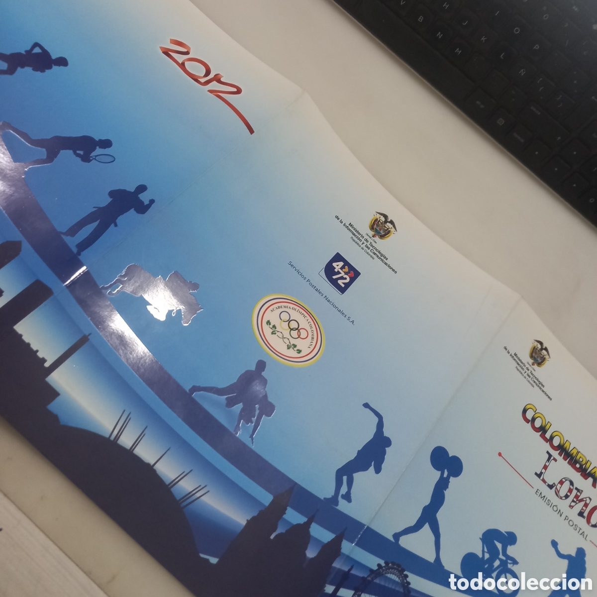 Sellos: Emisi&oacute;n postal a&ntilde;o 2012 juegos olimpicos colombia en londres