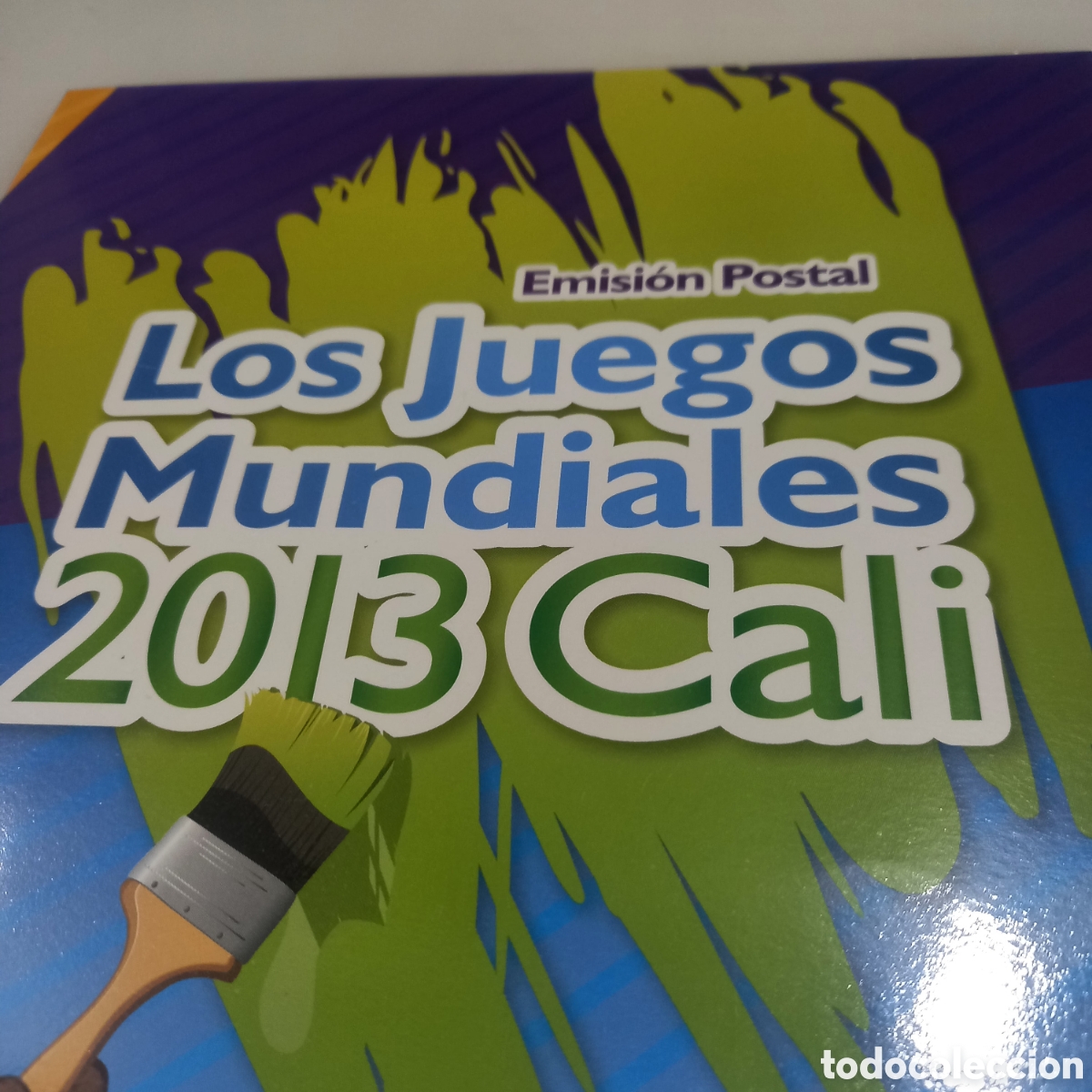 Sellos: Emisi&oacute;n postal los juegos mundiales 2013 cali Colombia olimpiadas deportivas