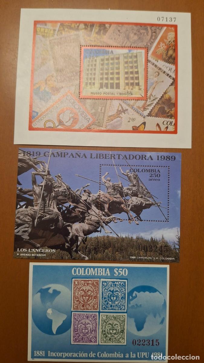 Briefmarken: HB481 HOJITAS BLOQUE de COLOMBIA en NUEVO ideal para tematicas (leer descripcion)