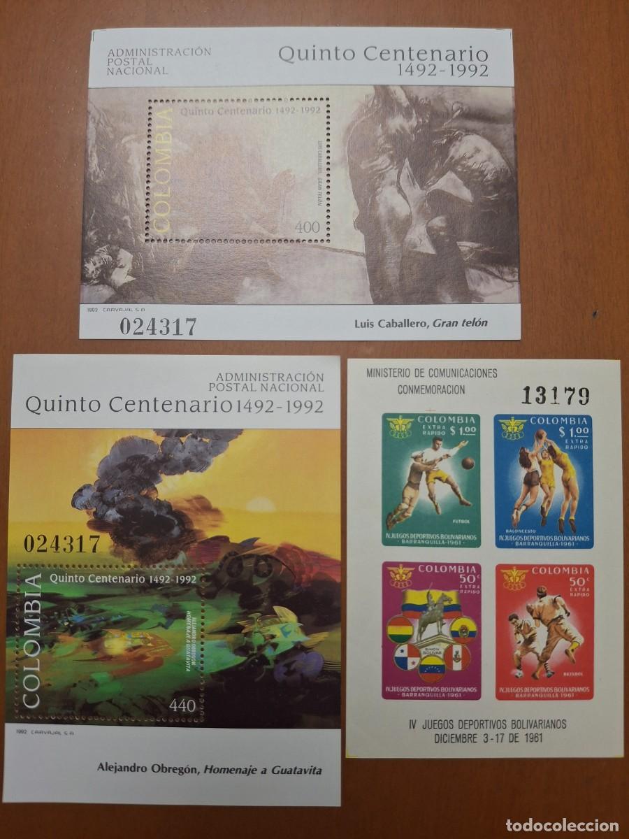 Briefmarken: HB482 HOJITAS BLOQUE de COLOMBIA en NUEVO ideal para tematicas (leer descripcion)