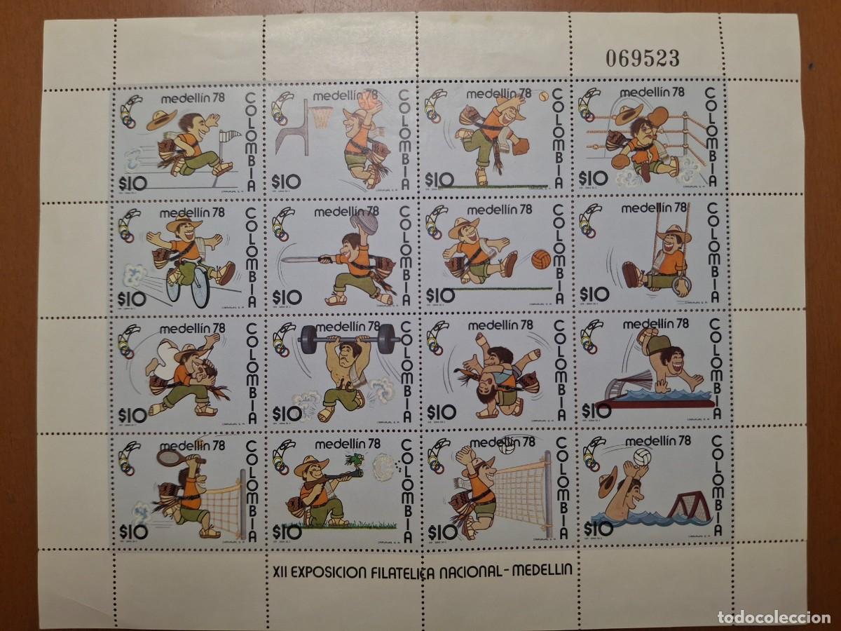 Briefmarken: HB483 HOJITAS BLOQUE de COLOMBIA en NUEVO ideal para tematicas (leer descripcion)