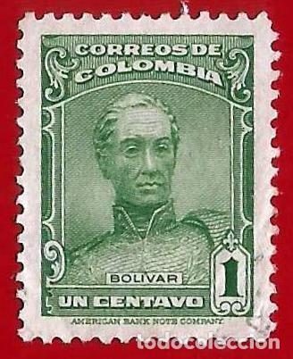 Stamps: Colombia. 1939. Scott # 467. Simon Bolivar, Libertador de America