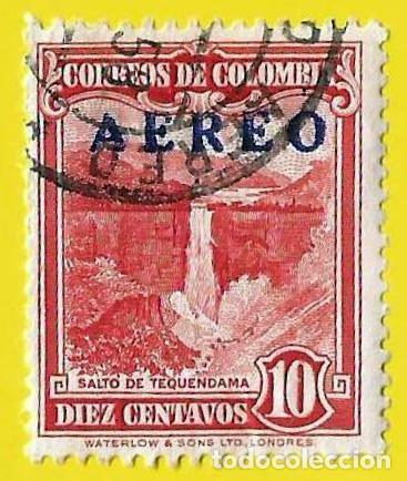 Francobolli: Colombia. 1953. Scott # 231. Salto de Tequendama