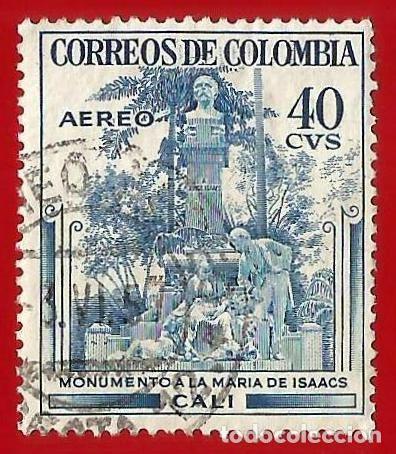 Briefmarken: Colombia. 1954. Scott # C254. Monumento a la Maria de Isaacs