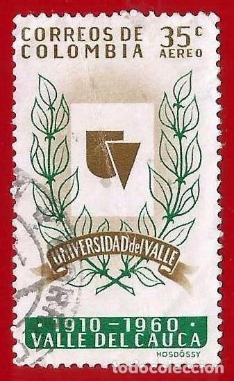 Sellos: Colombia. 1961. Scott # C398. Universidad del Valle del Cauca