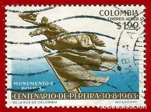 Sellos: Colombia. 1963. Scott # C453. Centenario de Pereira