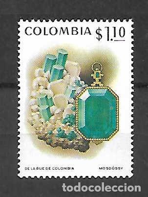 Sellos: Minerales de Colombia, sello a&ntilde;o 1972 Yvert 1,75 &euro;