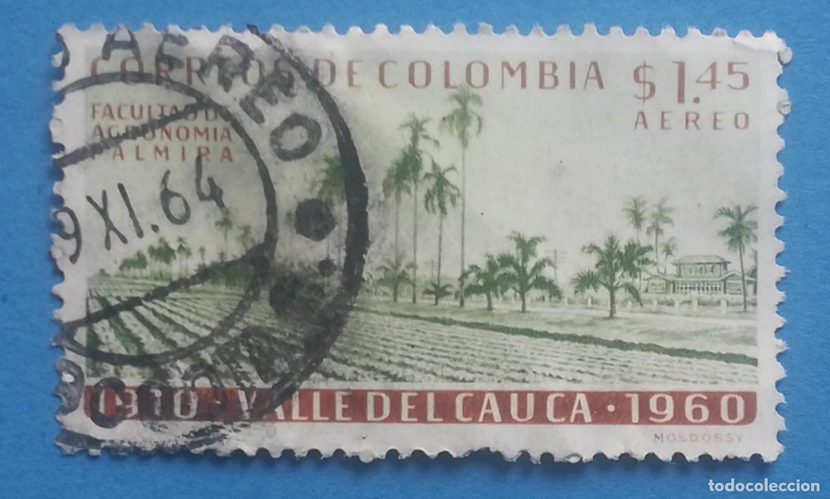 Sellos: Colombia. Facultad de Agronom&iacute;a de Palmira. Valle del Cauca 1910-1960. Usado.