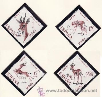 Briefmarken: SAHARA 1969 - PRO INFANCIA - FAUNA - EDIFIL N&ordm; 271-274