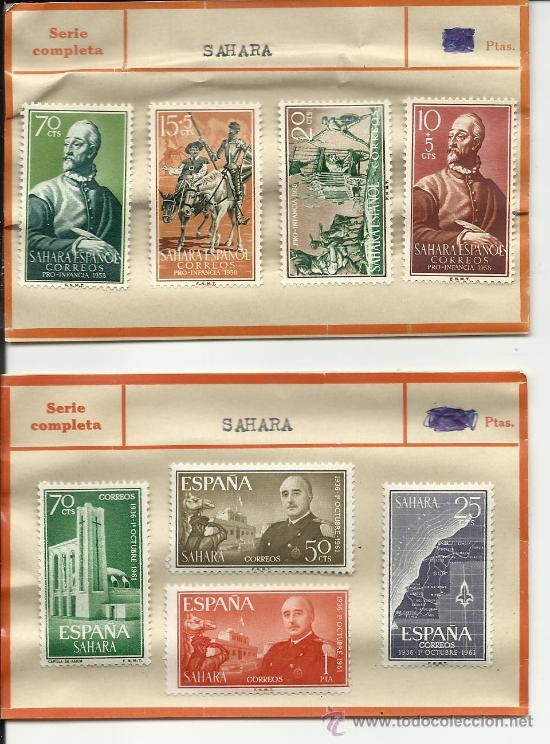 Briefmarken: COLONIAS ESPA&Ntilde;OLAS LOTE DE SERIES COMPLETAS LAS DE LA FOTO