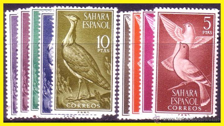 Briefmarken: SAHARA 1961 Serie b&aacute;sica EDIFIL N&ordm; 180 a 188 * * serie completa