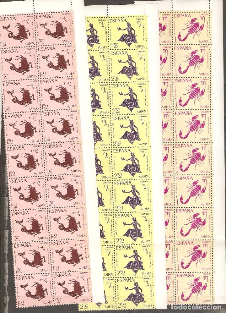 Timbres: SAHARA EDIFIL 265/7** MNH 18 SERIES COMPLETAS