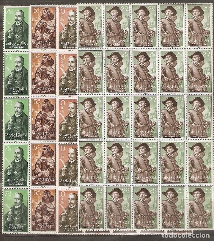 Timbres: SAHARA EDIFIL 156/9** MNH 25 SERIES COMPLETAS