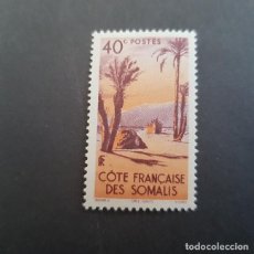 Sellos: SOMALIA COLONIA FRANCESA 1947 DESIERTO DE DANAKIL SCOTT 250* YVERT 266*,NUEVO,FIJASELLO,(LOTE AG)
