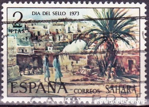 Briefmarken: 1973 - SAHARA - DIA DEL SELLO - PINTURA - VILLA CISNEROS - EDIFIL 312