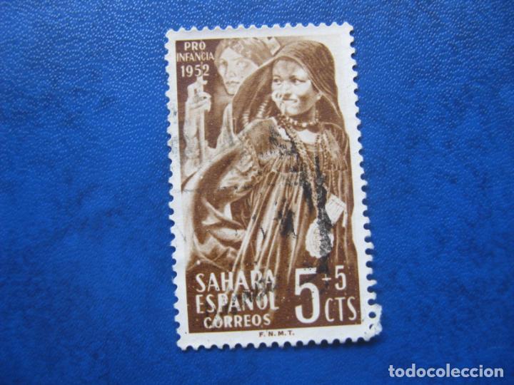 Briefmarken: sahara, 1952 pro infancia, edifil 94