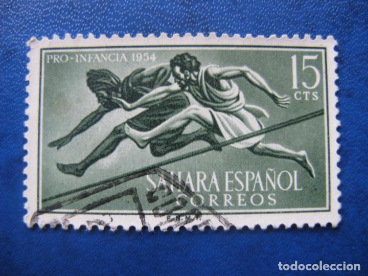 Briefmarken: sahara, 1954 pro infancia, edifil 114
