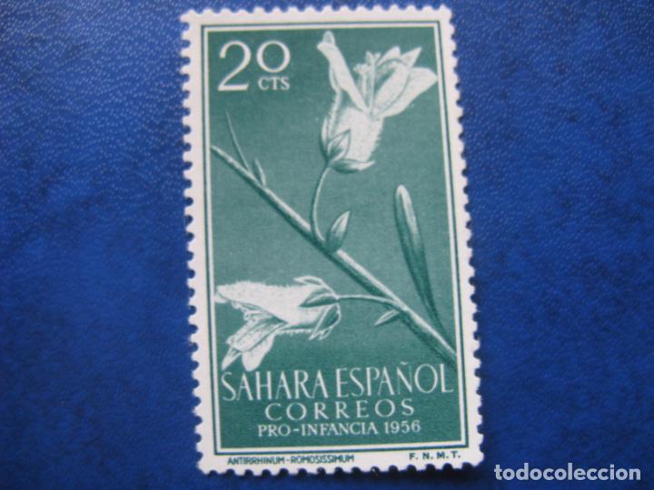 Briefmarken: sahara, 1956 pro infancia, edifil 128