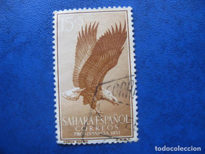 Briefmarken: sahara, 1957 pro infancia, edifil 140