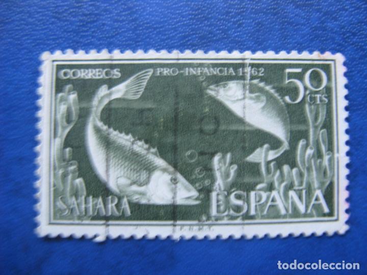 Briefmarken: sahara, 1962pro infancia, edifil 210