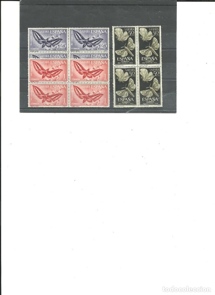 Briefmarken: SAHARA-225/27 Pro Infancia Mariposas bloque de cuatro nuevos sin fijasellos(seg&uacute;n foto)