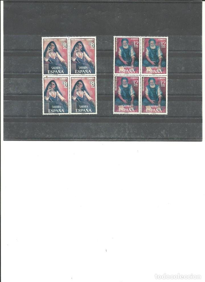 Briefmarken: SAHARA- 306/07 Pro Infancia-Pinturas- Bloque de cuatro nuevos sin fijasellos(seg&uacute;n foto)