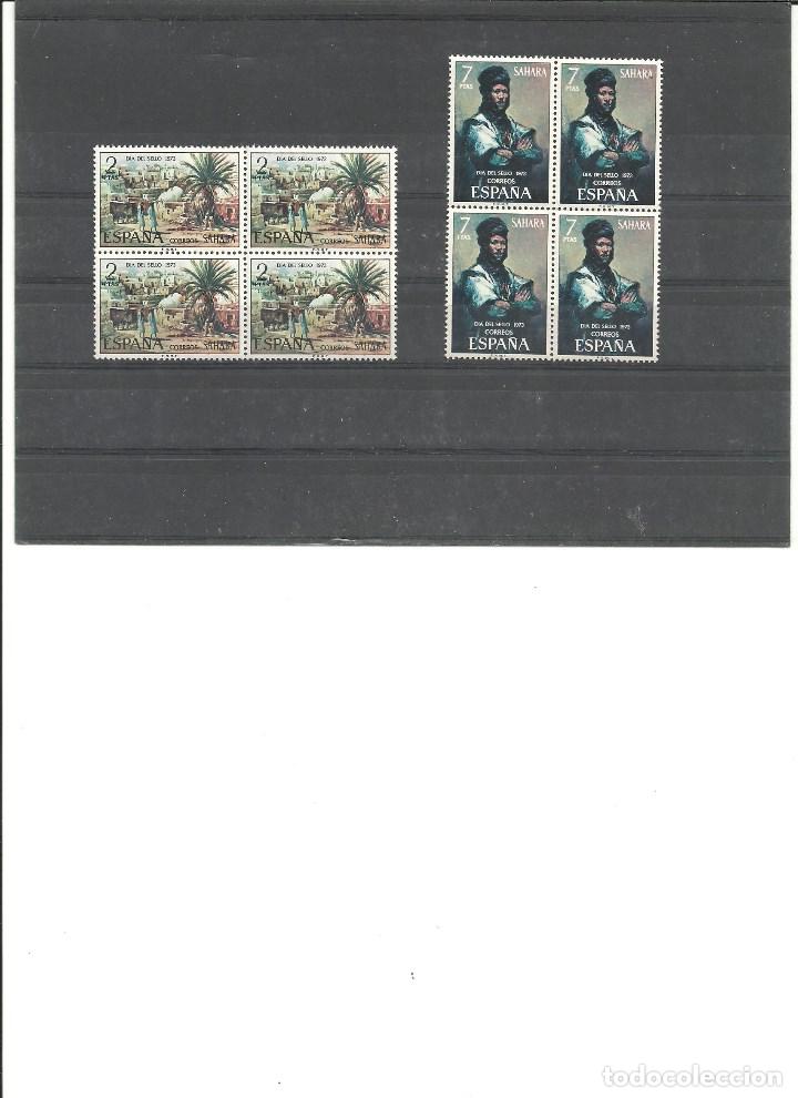 Briefmarken: SAHARA- 312/13-Pinturas- Bloque de cuatro nuevos sin fijasellos(seg&uacute;n foto)