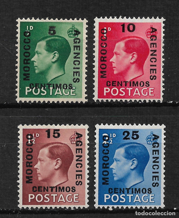 GRAN BRETAÑA MARRUECOS 1936 * SERIE COMPLETA - 14/18 (Sellos - España - Colonias Españolas y Dependencias - África - Marruecos)