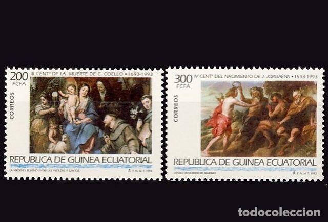 Timbres: G. ECUATORIAL. 162/63 GRANDES MAESTROS DE LA PINTURA