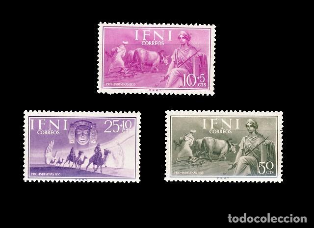 Stamps: IFNI. 122/24 PRO IND&Atilde;�GENAS