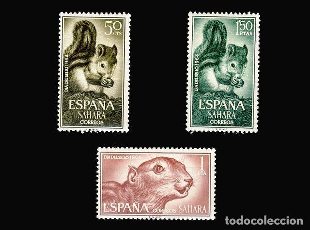 Timbres: SAHARA. 236/38 D&Atilde;�A DEL SELLO
