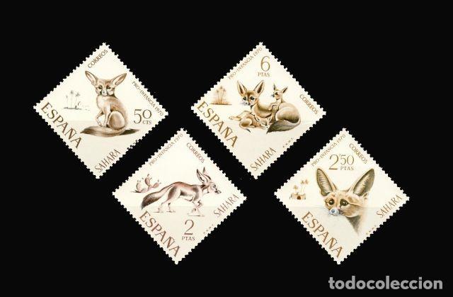 Timbres: SAHARA. 279/82 PRO INFANCIA