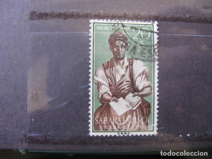 Timbres: +sahara 1959, dia del sello, cartero saharaui, edifil 170