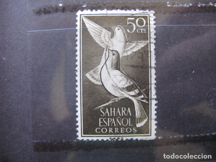 Timbres: +sahara 1961, aves, edifil 181