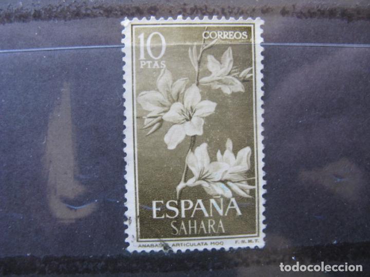 Timbres: +sahara 1962, flora, edifil 208