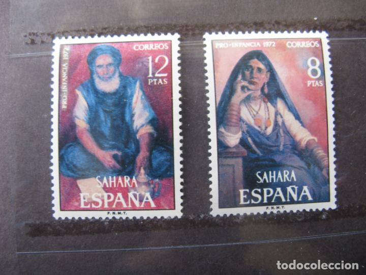 Timbres: +sahara 1972, pro infancia, pinturas, edifil 306/07