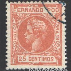 Sellos: FERNANDO POO, 1905 EDIFIL Nº 143 