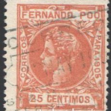 Sellos: FERNANDO POO, 1905 EDIFIL Nº 143 