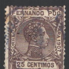 Sellos: FERNANDO POO, 1907 EDIFIL Nº 159