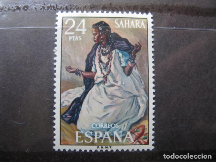 Timbres: +sahara 1972, tipos indigenas, edifil 305