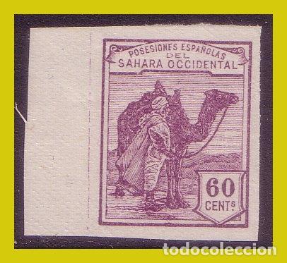 Briefmarken: SAHARA 1937 Dromedario e ind&iacute;gena, EDIFIL n&ordm; NE7 (*)