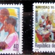 Sellos: REP. DE GUINEA ECUATORIAL - 1985 - EDIFIL 71/72 ** - NAVIDAD 1985. Lote 365800146
