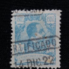 Sellos: ESPAÑA COLONIAS, GOLFO D GUINEA, 40 CTS, ALFONSO XIII,1922.. Lote 216912745