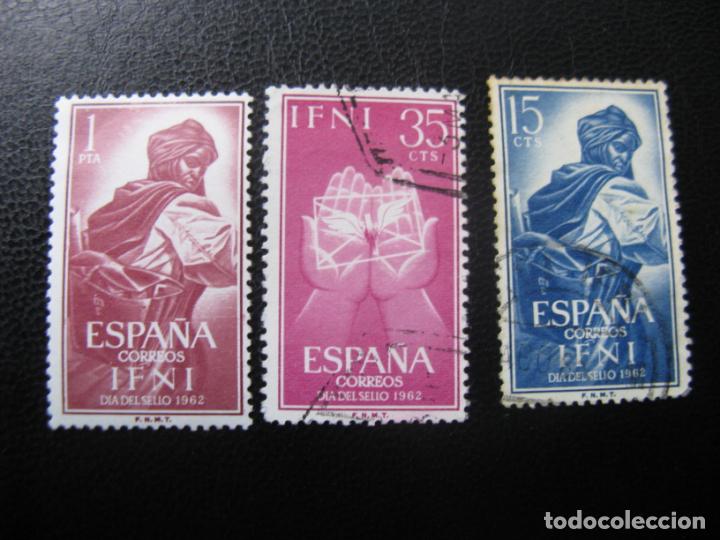 Selos: ++ifni, 1962, dia del sello, edifil 190/92